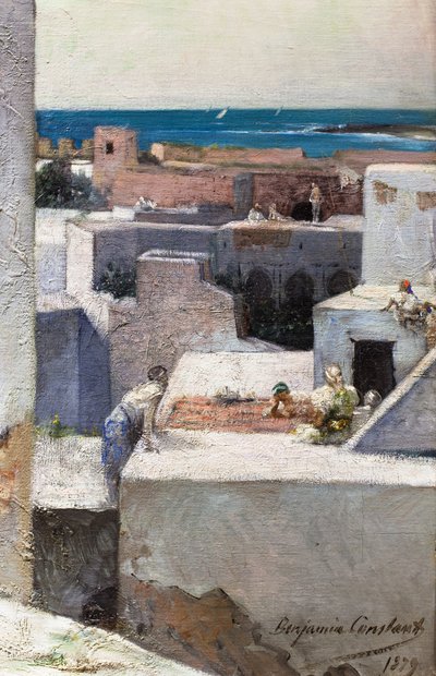 Evening on the Terraces (Morocco) by Jean Joseph Benjamin Constant