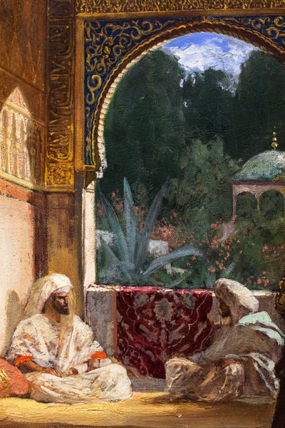 In the Palace of the Sultan (detail) by Jean Joseph Benjamin Constant