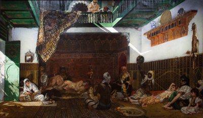 Interior of a Harem in Morocco by Jean Joseph Benjamin Constant