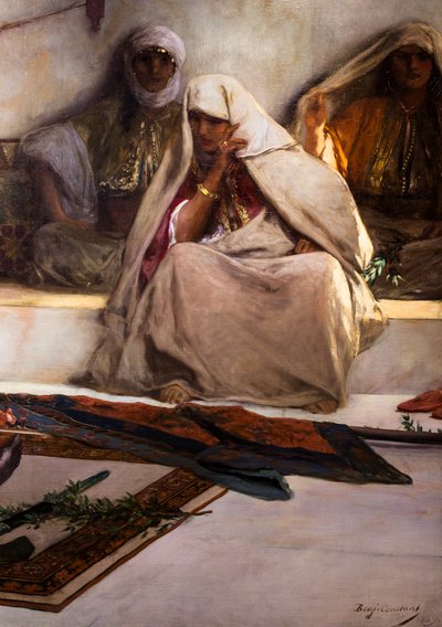 The Day of the Funeral - Scene from Morocco (detail) by Jean Joseph Benjamin Constant