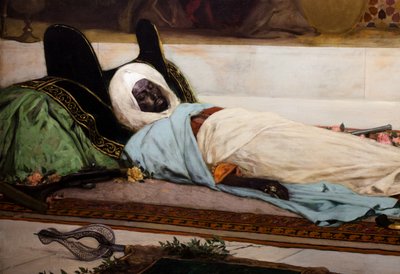 The Day of the Funeral - Scene from Morocco (detail) by Jean Joseph Benjamin Constant