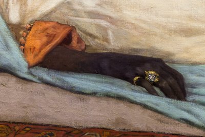 The Day of the Funerals - Scene from Morocco (detail) by Jean Joseph Benjamin Constant