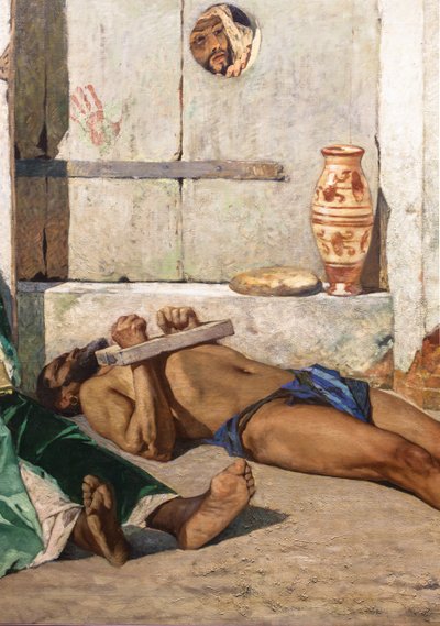 Moroccan Prisoners (detail) by Jean Joseph Benjamin Constant