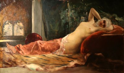 Odalisque by Jean Joseph Benjamin Constant