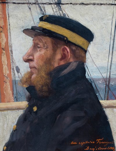 Portrait of Captain Frangeul, January 23 by Jean Joseph Benjamin Constant