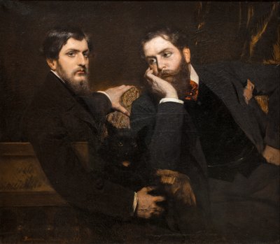 Portrait of My Two Sons by Jean Joseph Benjamin Constant