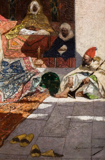 Presents of a Pasha (detail) by Jean Joseph Benjamin Constant