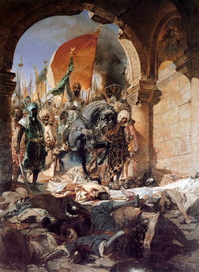 The Entry of Mehmet II into Constantinople, 1876 by Jean Joseph Benjamin Constant