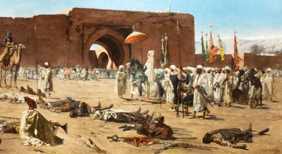 The Last Rebels, Moroccan Historical Scene (detail) by Jean Joseph Benjamin Constant