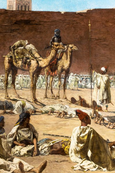 The Last Rebels, Moroccan Historical Scene by Jean Joseph Benjamin Constant