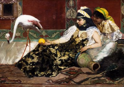The Pink Flamingo by Jean Joseph Benjamin Constant