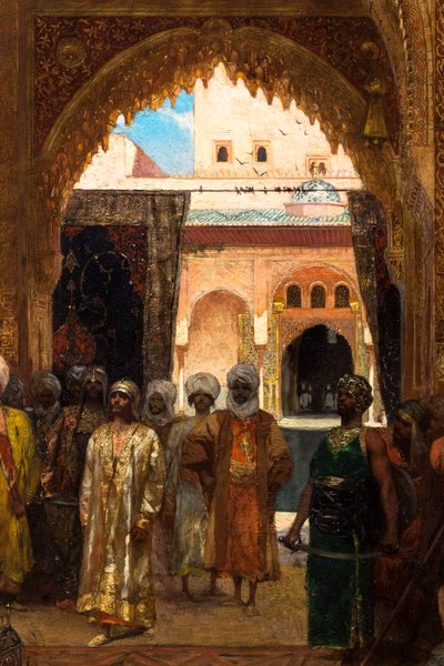 The Day After a Victory at the Alhambra (detail) by Jean Joseph Benjamin Constant