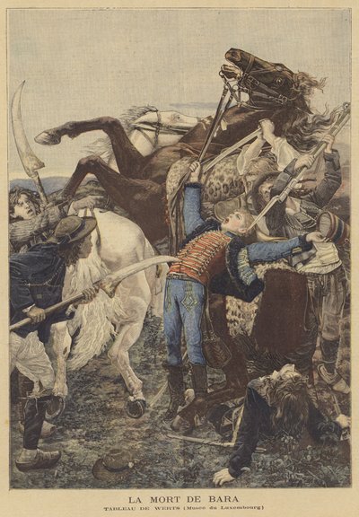 The Death of Bara by Jean Joseph Weerts