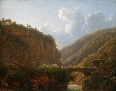 A View of the Monastery of San Cosimato, North of Rome by Jean Joseph Xavier Bidauld