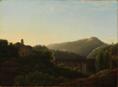 The Bridge at La Cava, Kingdom of Naples by Jean Joseph Xavier Bidauld
