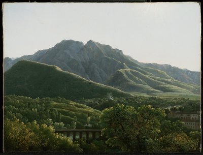View of Bridge and the Town of Cava, Kingdom of Naples by Jean Joseph Xavier Bidauld