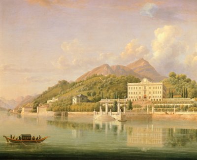 View of Villa Sommariva by Jean Joseph Xavier Bidauld