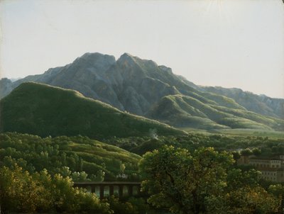 View of the Bridge and Part of the Town of Cava, Kingdom of Naples by Jean Joseph Xavier Bidauld