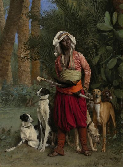 The Negro Master of the Hounds by Jean Leon Gerome