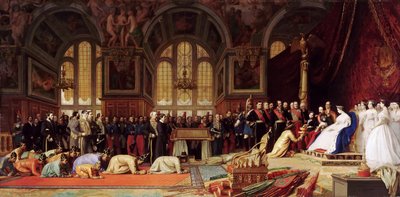 Reception of the Ambassadors of Siam by Napoleon III at the Palace of Fontainebleau on June 27, 1861 by Jean Leon Gerome