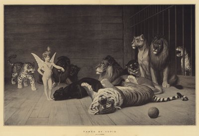 Tamed by Cupid by Jean Leon Gerome