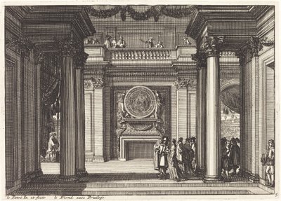 Fireplaces and Other Interior Decorations by Jean Lepautre