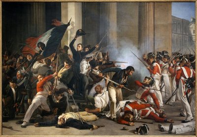 Capture of the Louvre on July 29 by Jean Louis Bezard