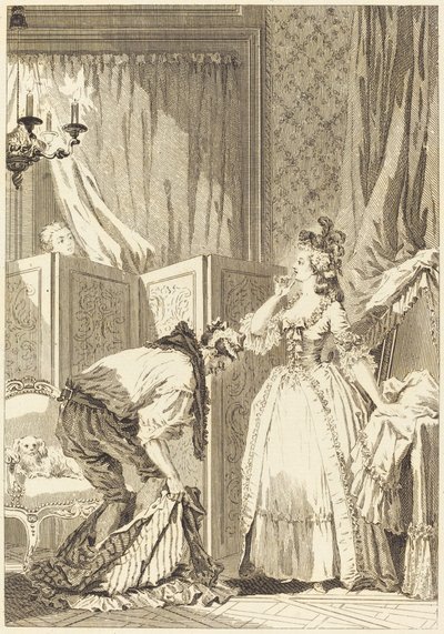 The Cuckold Beaten and Content by Jean Louis Delignon and Antoine Jean Duclos after Jean Honoré Fragonard
