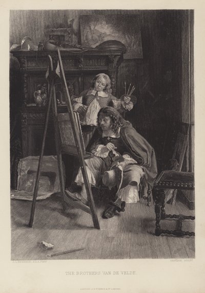 The Brothers Van de Velde by Jean Louis Ernest (after) Meissonier