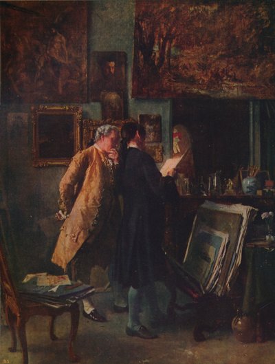 The Print Collector by Jean Louis Ernest Meissonier