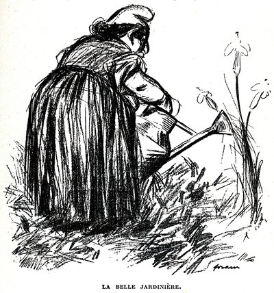 Antisemite drawing published before 1900 in the newspaper 