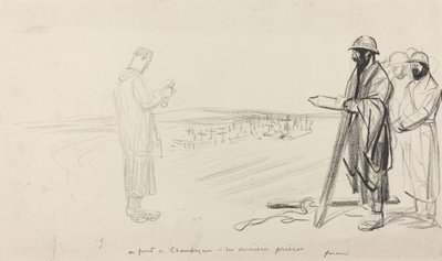 At the Front of Champagne - The Last Prayers by Jean Louis Forain