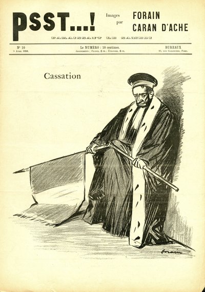 Illustration by Jean-Louis Forain in Psst...! by Jean Louis Forain