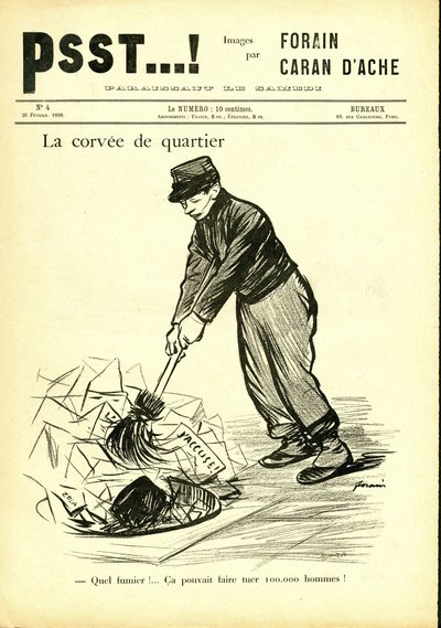 Illustration by Jean-Louis Forain in Psst...! by Jean Louis Forain