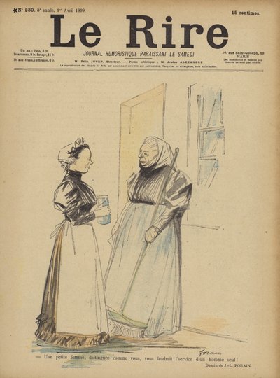 Illustration for Le Rire by Jean Louis Forain