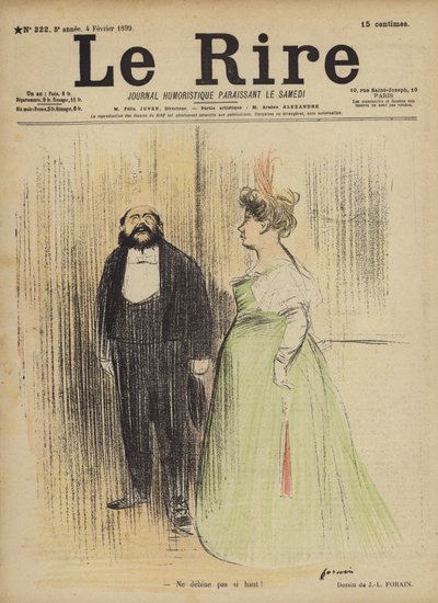 Illustration for Le Rire by Jean Louis Forain