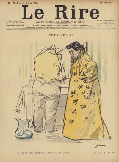 Illustration for Le Rire by Jean Louis Forain