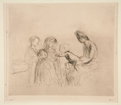 Madonna and Children by Jean Louis Forain