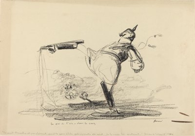 The Goose Step - in the Blood by Jean Louis Forain