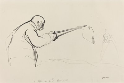 M. Clemenceau. La lettre du Cte Czernin by Jean Louis Forain