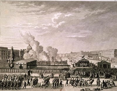 Proclamation of the Danger to the Homeland, 22nd July 1792, engraved by Pierre Gabriel Berthault by Jean Louis Prieur