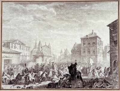 Massacre of the Patriots at Montauban by Jean Louis the Younger Prieur