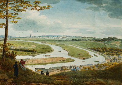 A View of Paris and the Seine from Saint-Cloud by Jean Lubin Vauzelle