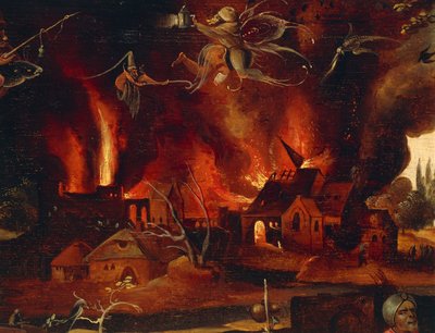 The temptation of St. Anthony (detail) by Jean Mandyn