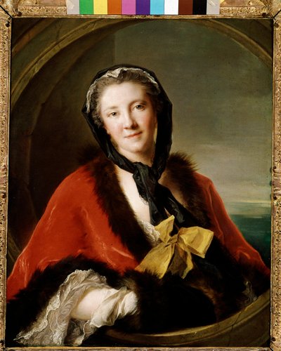 Portrait of the Countess Ticino, Wife of the Ambassador of Sweden in Paris by Jean Marc Nattier