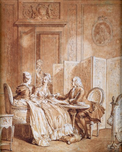 The Declaration of Pregnancy by Jean Michel the Younger Moreau