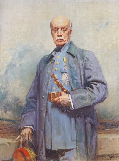 Portrait of the French Marshall Fayolle Emilel by Jean Patricot