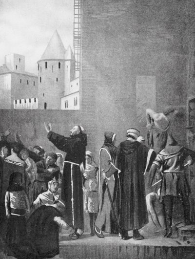 The Albigenses of Carcassonne by Jean Paul (after) Laurens
