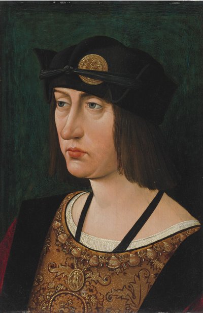 Portrait of Louis XII, King of France by Jean Perreal