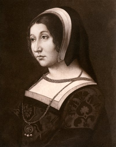 Unknown woman, formerly known as Margaret Tudor, c1520, 1902 by Jean Perreal